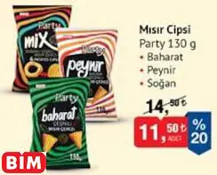 PARTY  MISIR CİPSİ